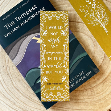 The Tempest - 'Any Companion In The World' Bookmark