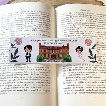 Pride and Prejudice - 'So Far We Are Equal' Bookmark