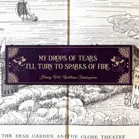 Henry VIII - 'Sparks Of Fire' Bookmark
