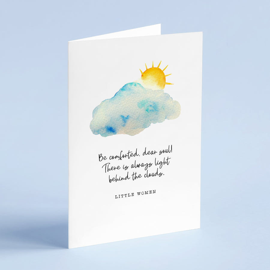 Little Women - 'Be Comforted Dear Soul' Literary Quote Card