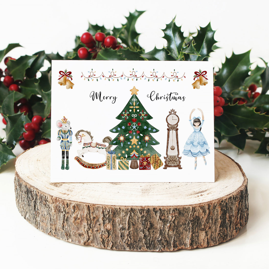 Festive Nutcracker Christmas Card