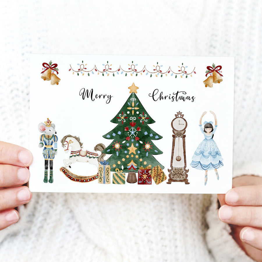 Festive Nutcracker Christmas Card