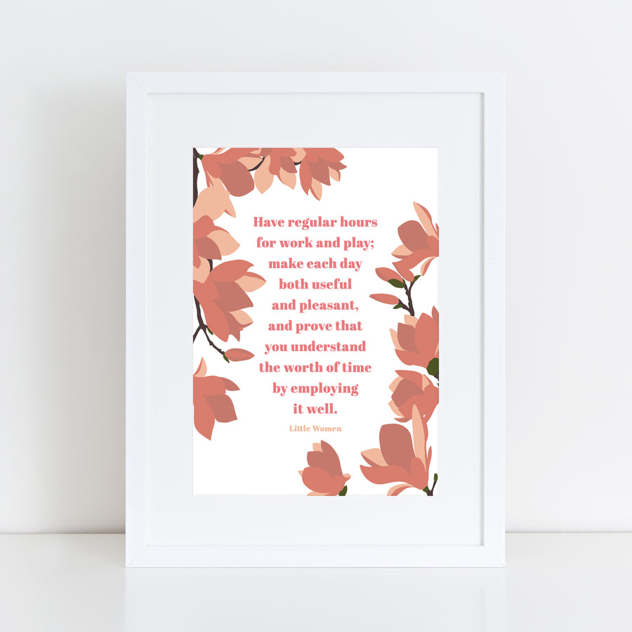 Little Women - 'The Worth Of Time' Print