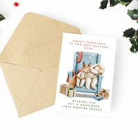 Best Sibling Christmas Card